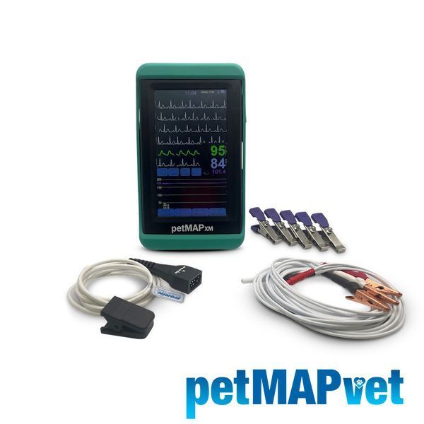 petMAP XM (ЕКГ, ЧСС, Темп, SpO2) &mdash; ветеринарний тонометр petMAP XM 7502 фото