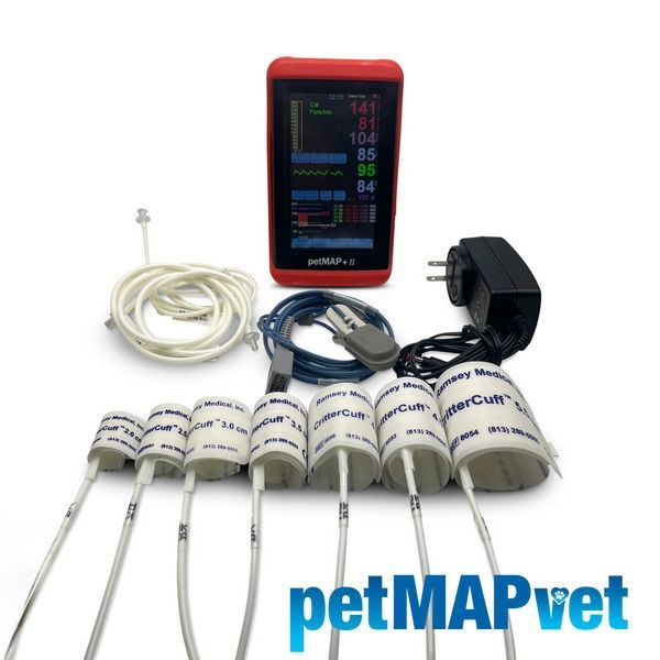 petMAP+ II (НВАТ, ЧСС, Темп, SpO2 (Nonin)) &mdash; ветеринарний тонометр petMAP+II 7455 фото
